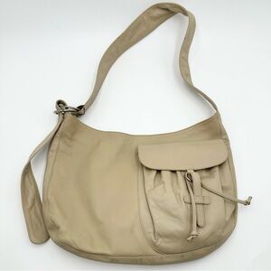 Johnny Farah Leather Crossbody Shoulder Bag